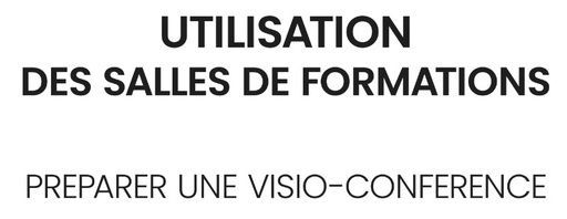 utilisation des salles de formations